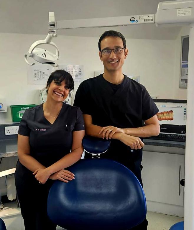 dentist with patient